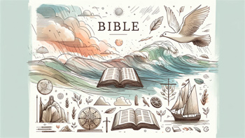 Biblical Journey: A Colorful Sketch of Faith and Stories.