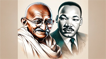 Sketch of Pioneering Leaders: Symbolizing Diverse Legacies in the World of Biographies.