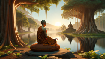 Mindful Meditation: Embracing Serenity in Solitude.