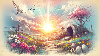 Easter Morning: Awakening to New Life and Endless Possibilities.