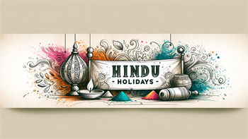 Artistically Rendered 'Hindu Holidays' 