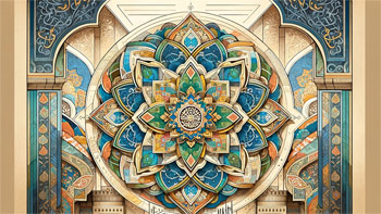 Islamic Elegance: Vibrant Reflections of Islam's Artistic and Spiritual Heritage.