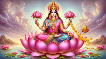 Goddess Lakshmi - Bestowing Prosperity and Fortune.