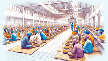 Langar - A Celebration of Equality and Community in Sikhism.