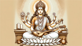 Goddess Saraswati: Beacon of Knowledge and Creativity.