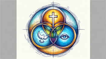 Harmony in Divinity: The Interconnected Essence of the Holy Trinity.